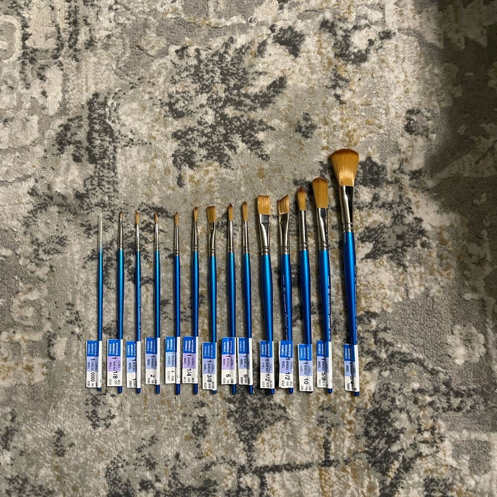 Winsor & Newton Cotman Watercolor Paint Brush Bundle #3 (14)